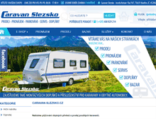 Tablet Screenshot of caravan-slezsko.cz